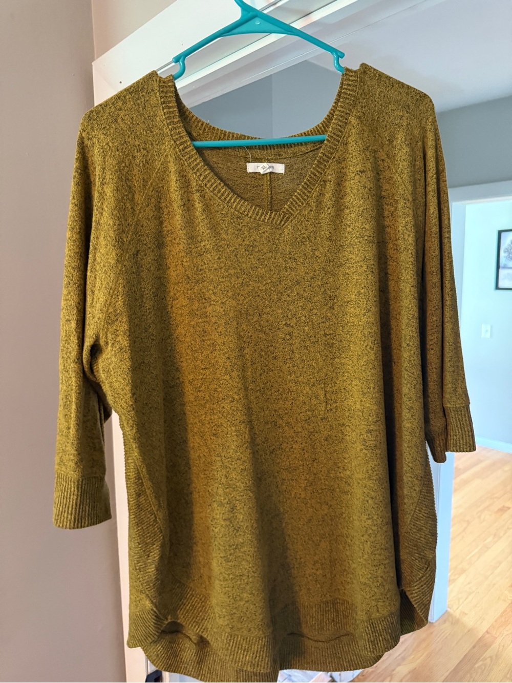 Maurices Olive Green V-Neck Sweater